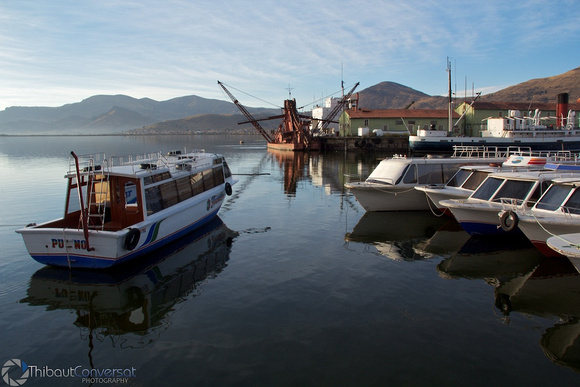 Port de Puno au petit matin