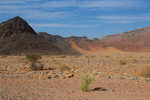 Départ de Sesriem pour la réserve du Namibrand